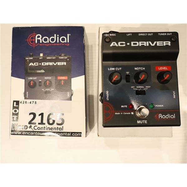RADIAL TONE BONE AC DRIVER PRE AMP