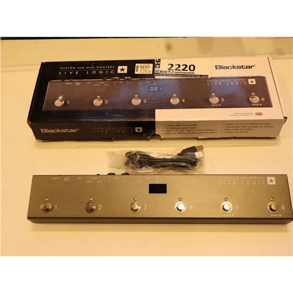 BLACKSTAR USB MIDI CONTROLLER