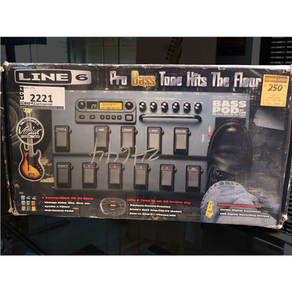 USED GA LINE 6 BASS POD XT LIVE EFX