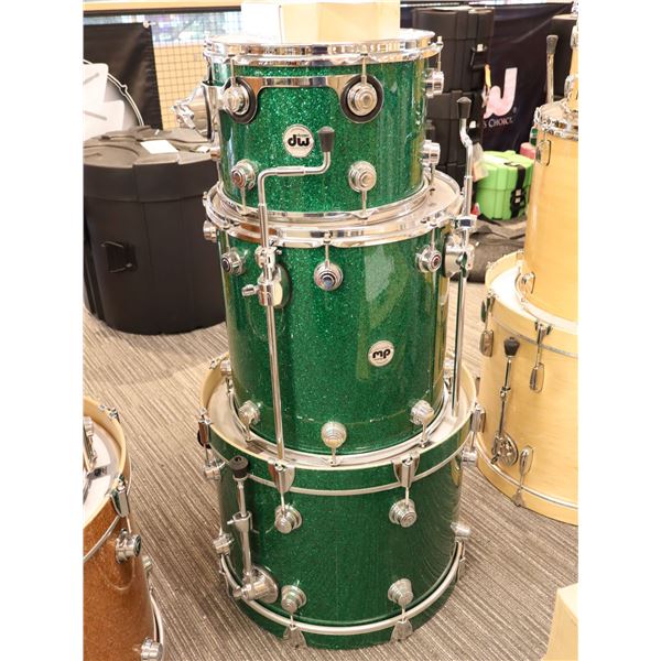 DW Drums - Collector's Series 3-Piece Shell Kit Green Glass