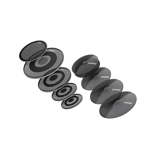 Evans -  dB One Drum Head Rock + 14" 22" and dB One Cymbals Pack  ECPPB-DB1-R