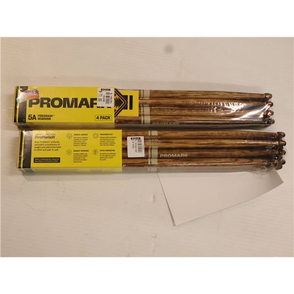 Lot of 2: ProMark - Rebound 5a FireGrain 4Pack - R5AFG-4P