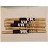 Image 1 : LOT OF 5 PAIRS ASSORTED VIC FIRTH DRUMSTICKS