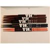 Image 1 : LOT OF 5 PAIRS ASSORTED VIC FIRTH COLOURED DRUMSTICKS
