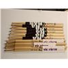 Image 1 : LOT OF 9 PAIRS ASSORTED VIC FIRTH DRUMSTICKS