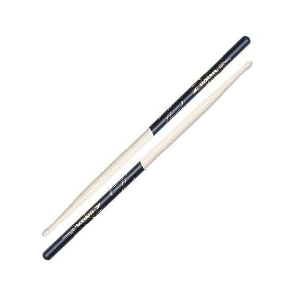 Lot of 8: Zildjian - 5A Wood Tip Hickory Drumsticks with Black DIP - Z5AD