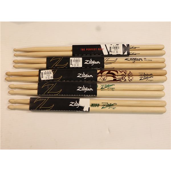 LOT OF 9 PAIRS ASSORTED VIC FIRTH DRUMSTICKS