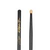 Image 4 : Lot of 10: Zildjian - Z Custom LE Drumstick Collection Rock Black Chroma - Wood Tip - ZRKCB-ZC