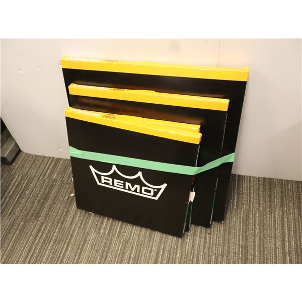 KIT OF 4 REMO DRUMHEADS 10"-12"-13"-16"