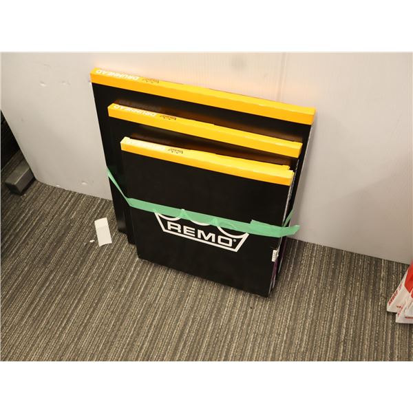 KIT OF 4 REMO DRUMHEADS 10"-12"-13"-16"