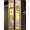 Image 2 : Lot of 2: Remo - 24" Ambassador SMT Clear Drumhead  - BR-1324-00-SMT
