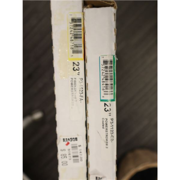 LOT OF 2 ASSORTED REMO 24" BASS DRUMHEADS