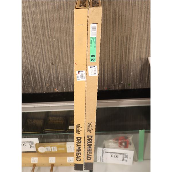 Lot of 2: Remo - Coated Powerstroke 4 Falam P4 1122-C2 22”