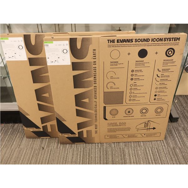 Lot of 2: Evans - BD22EMAD2 Clear 22”
