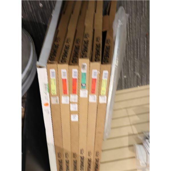 LOT OF 8 ASSORTED REMO 24" BASS DRUMHEADS