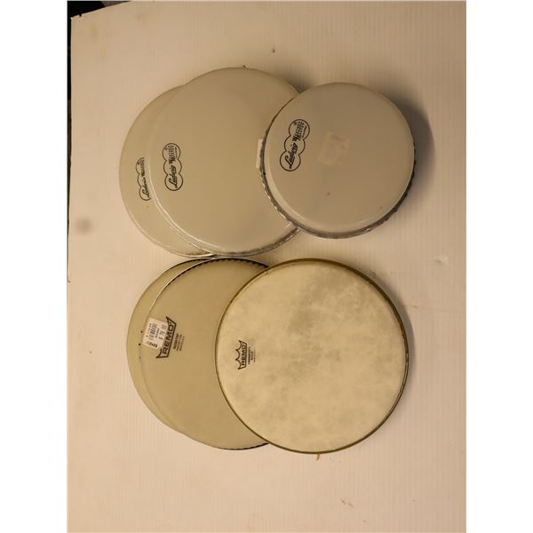 LOT OF 6 SYNTHETIC BONGO HEADS