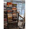 Image 1 : LOT OF +/- 50 DRUM BOOKS WITH MAGAZINE RACK