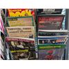 Image 6 : LOT OF +/- 50 DRUM BOOKS WITH MAGAZINE RACK