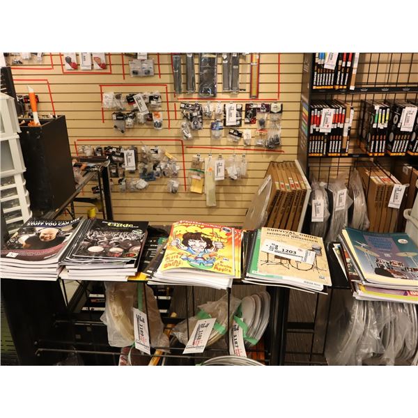 LOT OF +/- 50 DRUM BOOKS
