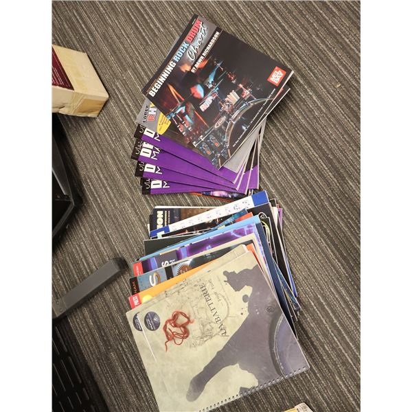 LOT OF 39 DRUM BOOKS