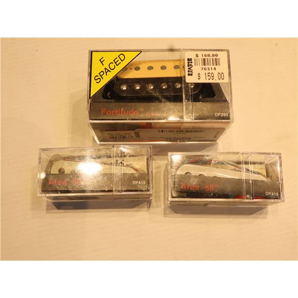 LOT OF 3 ASSORTED DIMARZIO GUITAR PICKUPS