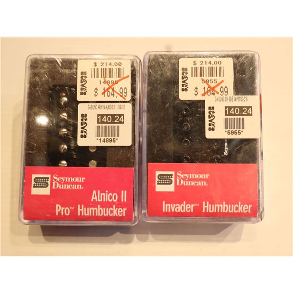LOT OF 2 ASSORTED SEYMOUR DUNCAN HUMBUCKERS