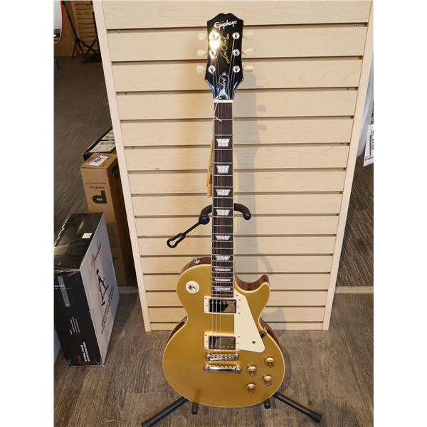 Epiphone - Les Paul Standard 50s Electric Guitar with Gigbag - Goldtop - EIGLP5GTNH