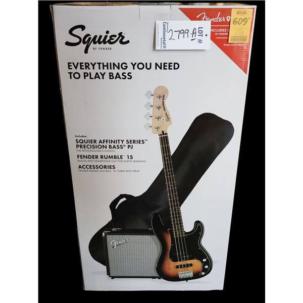 Squier - Affinity Series™ Precision Bass® PJ Pack - Laurel Fingerboard - 3-Color Sunburst -