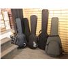 Image 1 : ***USED***LOT OF 5 ASSORTED HARD SHELL ACCOUSTIC GUITAR CASES