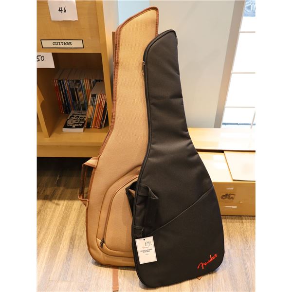 LOT OF 2 ASSORTED FENDER ELECTRIC GUITAR GIG BAGS