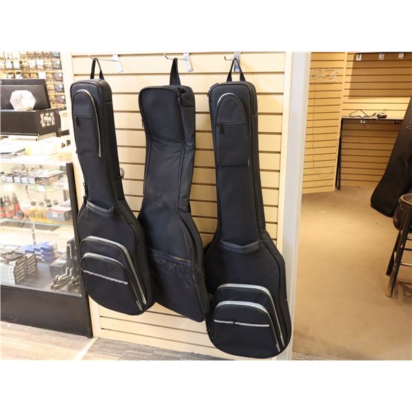 LOT OF 3 ASSORTED BASE GIG BAGS