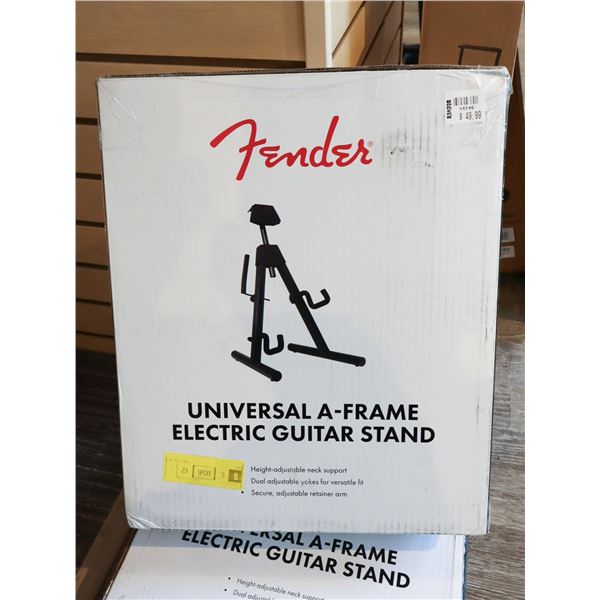 LOT OF  2: Fender - Universal "A"-Frame Electric Stand - Black - 099-1819-000