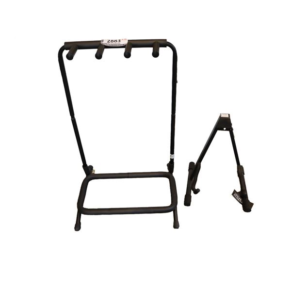 LOT OF 2 ASSORTED GUITAR STANDS