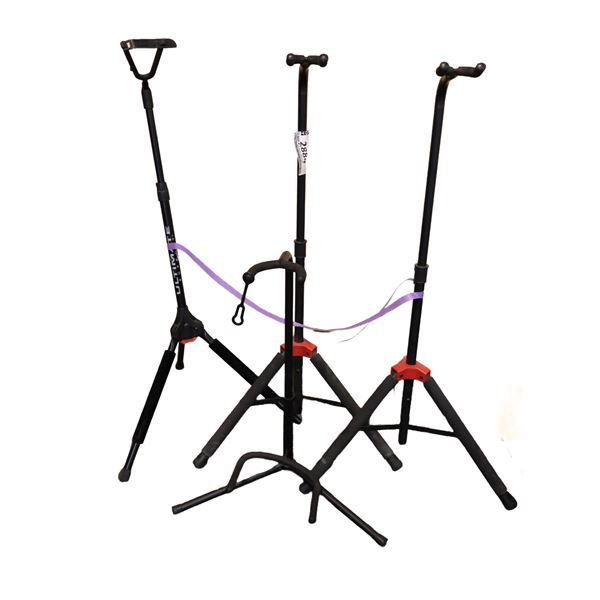 LOT OF 4 ASSORTED GUITAR STANDS