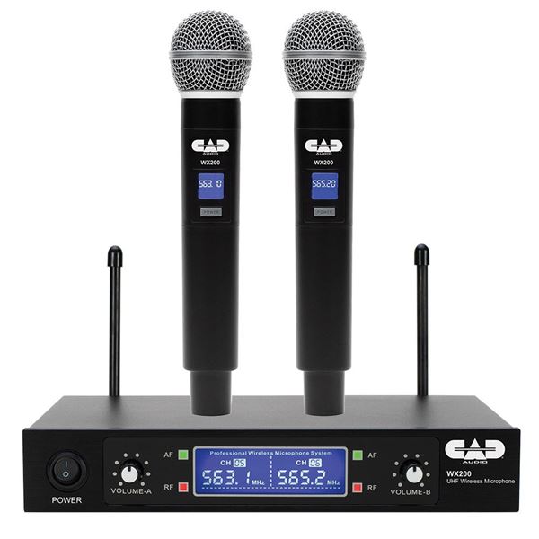 CAD - UHF Wireless Dual Handheld Microphone System