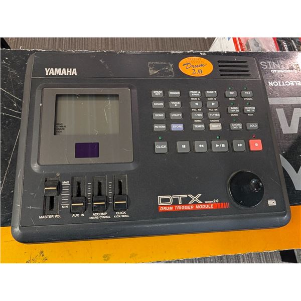 ***NO AC ADAPTOR-USED*** YAMAHA DTX v2.0 DRUM TRIGGER MODULE ***AS IS***