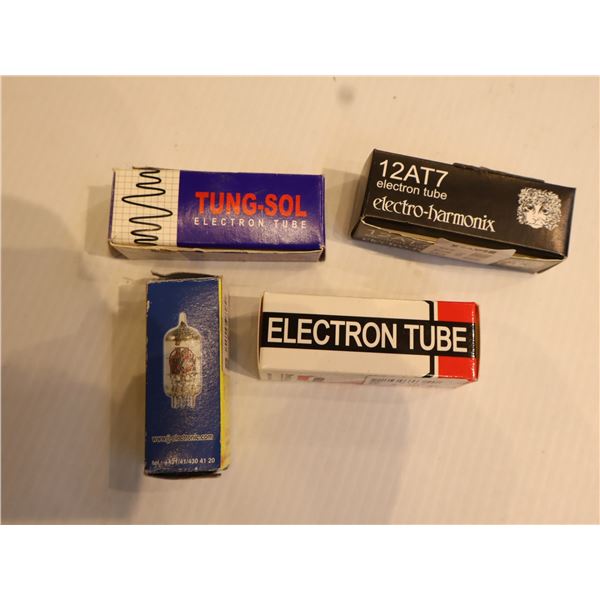 LOT OF 4 ASSORTED ELECTRICAL TUBES