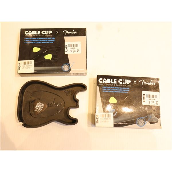 LOT OF 17 ASSORTED FENDER CABLE CUPS