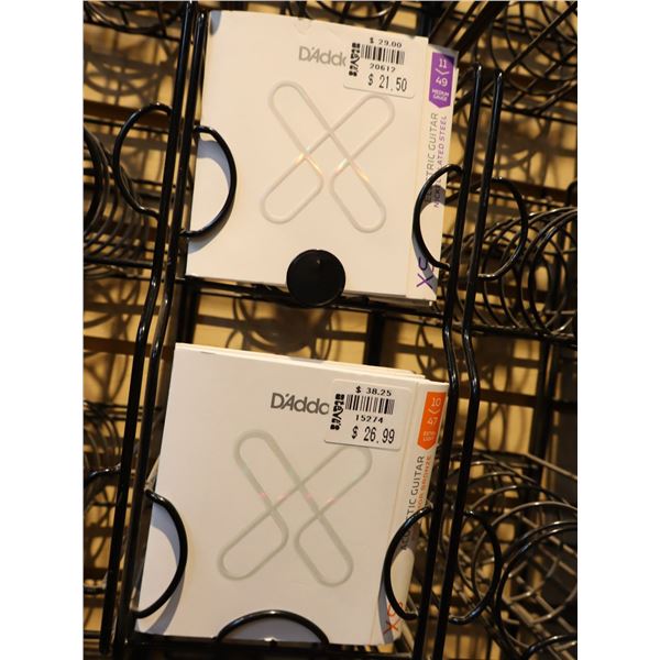 LOT OF 10 ASSORTED D'ADDARIO XS ELECTRIC GUITAR STRINGS (10/47-10/49)