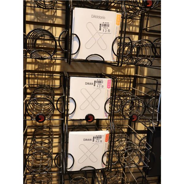 LOT OF 8 ASSORTED D'ADDARIO XS ELECTRIC GUITAR STRINGS
