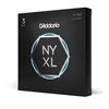 Image 1 : Lot de 5: D'Addario - NYXL 11-52 Medium Top / Heavy Bottom 3 Pack