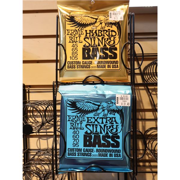 LOT OF 2 ERNIE BALL BASS STRINGS