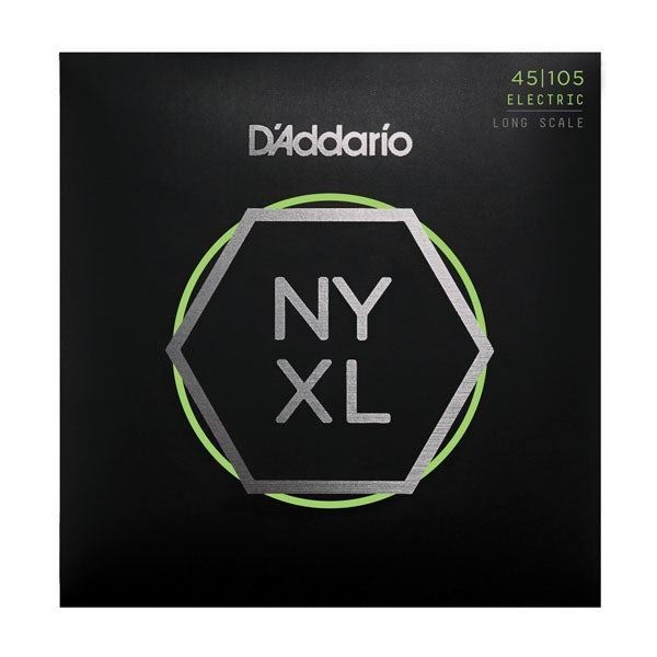 Lot de 5: D'Addario - NYXL45105- Set Long Scale- Light Top / Med Bottom- 45-105