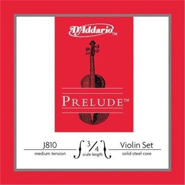 Lot de 5: D'Addario - J810 Violin strings 3/4 Scale