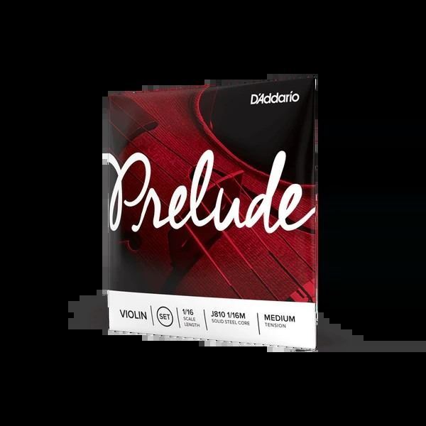 Lot de 9: D'Addario - Prelude J810 Violin String Set - 1/16 Scale - Medium Tension