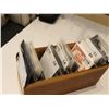 Image 1 : LOT OF INDIVIDUALLY PACKAGED GUITAR STRINGS (08-26) PLUS WOODEN D'ADDARIO BOX