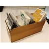 Image 1 : LOT OF INDIVIDUALLY PACKAGED GUITAR STRINGS (32-62) PLUS WOODEN D'ADDARIO BOX