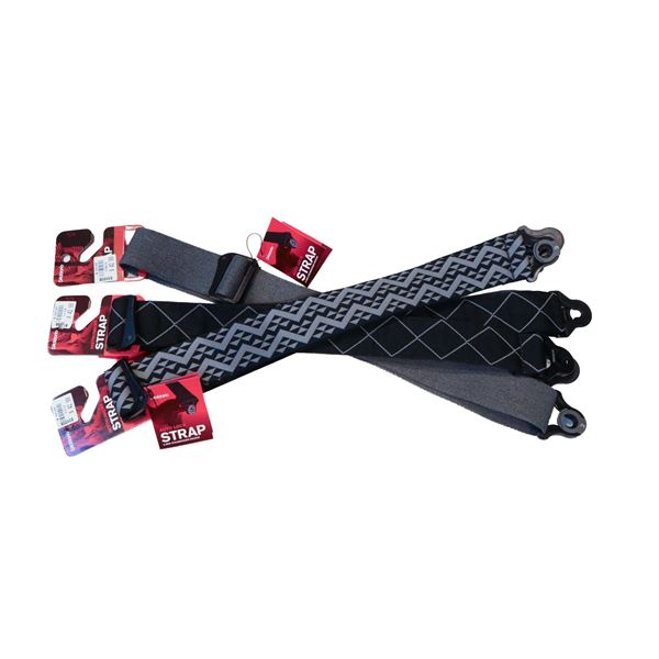 LOT OF 3 ASSORTED D'ADDARIO LOCKING INSTRUMENT STRAPS