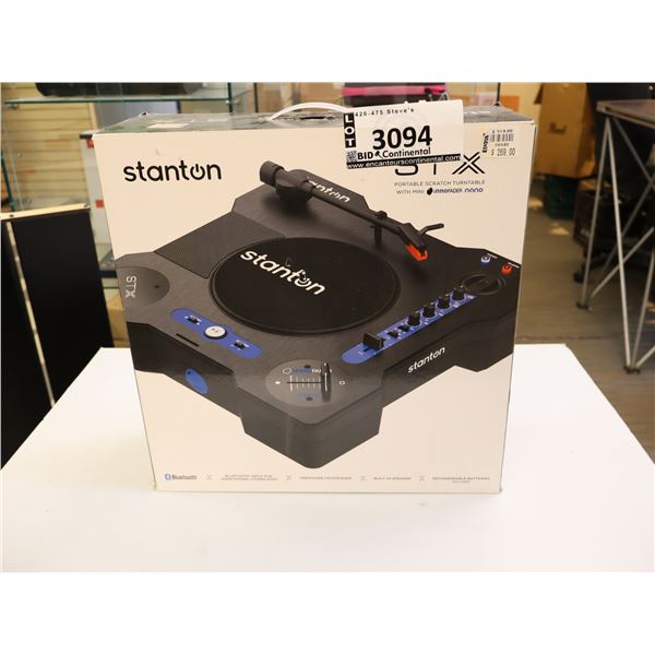 PA STANTON STX PORTABLIST TURNTABLE