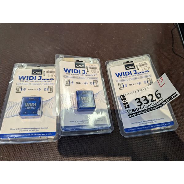 Lot de 3: KA CME WIDI JACK